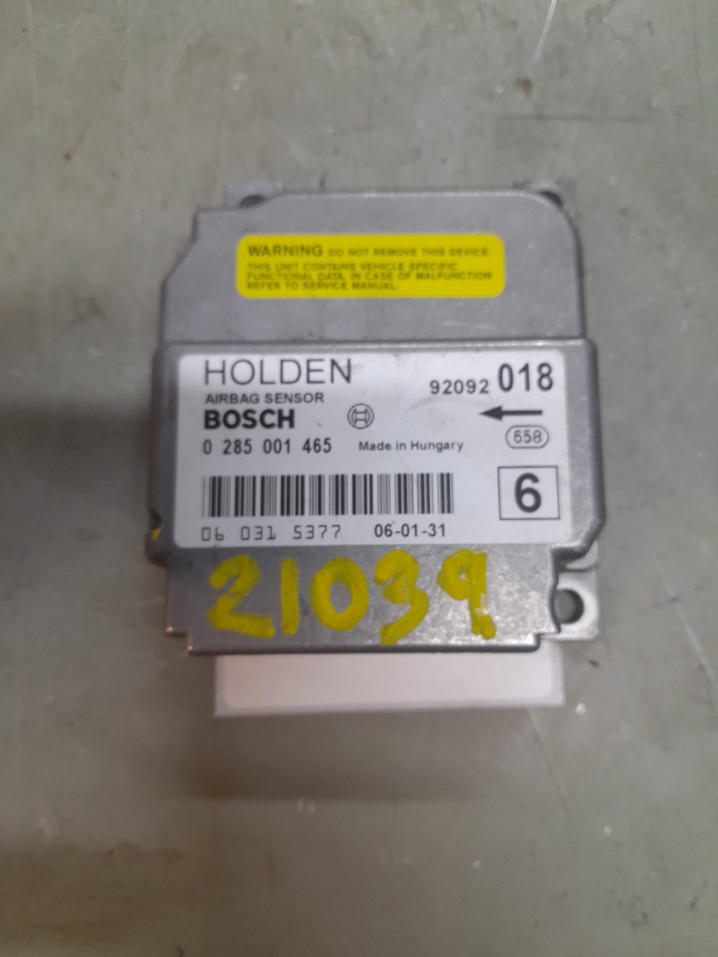 Holden Crewman Airbag Module